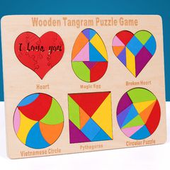 Trò chơi giải đố bằng gỗ Tangram